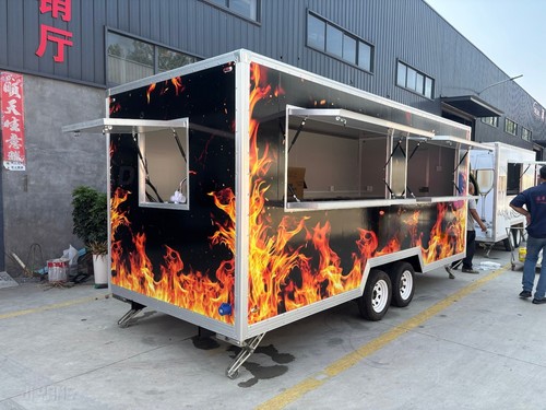 Flame design mobile food - mobile,