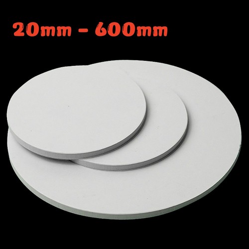 White pvc plastic discs - plastic,