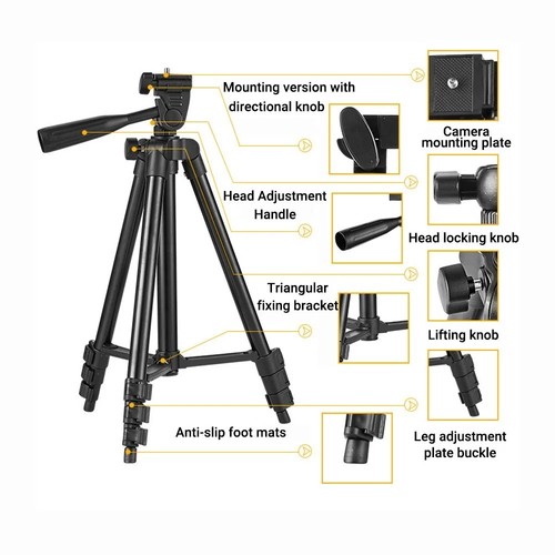 Lightweight aluminium tripod - lightweight,