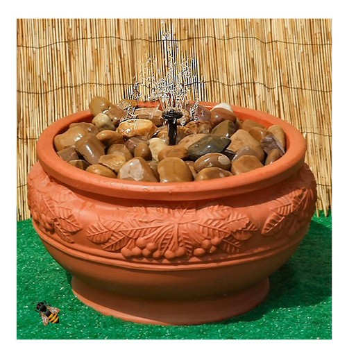 Water feature pebble - water,