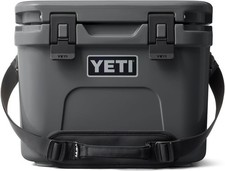 YETI Roadie 15  Charcoal Cool Box Insulated Hard Cooler Camping Fishing Hiking