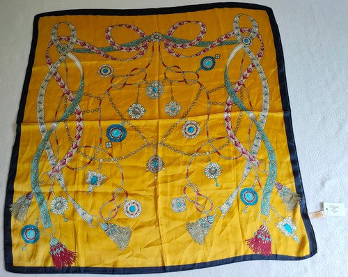 Luxury head neck square silk - ,