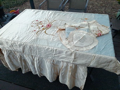 Vintage satin chenille - vintage, ,chenille