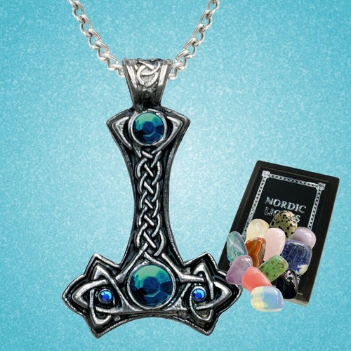 Thor hammer pendant necklace - thor's,