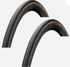PAIR Continental ULTRA SPORT 700 x 28c BROWN WALL Folding Road Bike TYRES