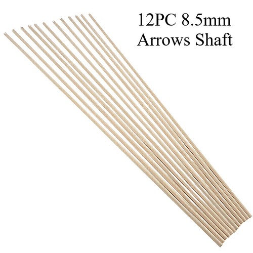 12pc 5mm arrows - 12pc, oak