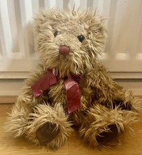 Vintage Russ Berrie & co Gregory Teddy Bear Soft Plush Toy 10” Carol-Lynn Rossel