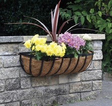 30” Black Metal Hayrack