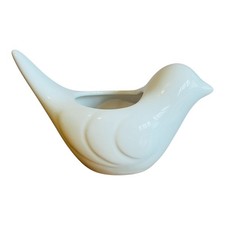 White Ceramic Bird Ornament