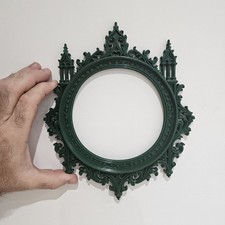 Custom Gothic Victorian Style Decorative Ornamental Dark Green Frame