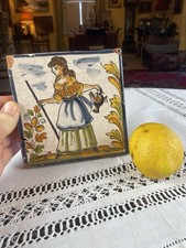 Antique C19th Polychrome