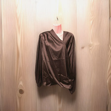 Ladies Black Silky Wrap Over