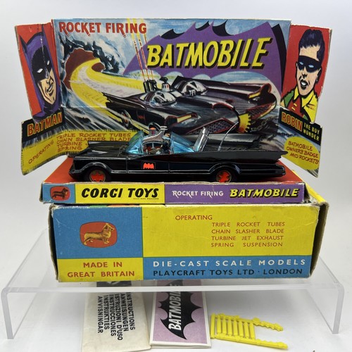 Vintage corgi 267 batmobile - vintage,