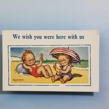 Comic Ice-Cream Beach Children