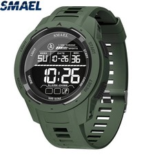 SMAEL Mens Military Watch Waterproof Led Quartz Digital Sports Wristwatch