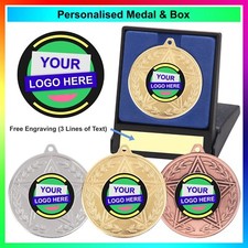 Personalised Medal and Centre