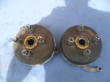 Pair of front hubs, brakes and