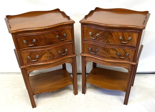 Pair mahogany brights - pair,