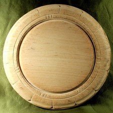 ANTIQUE WOOD BREAD BOARD PIE