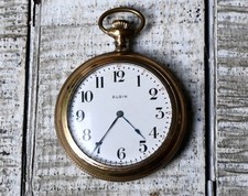 Antique pocket watch elgin - pocket,