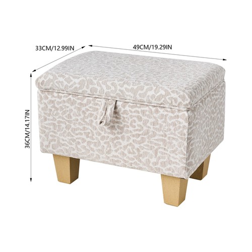 Lift ottoman storage box - ottoman,