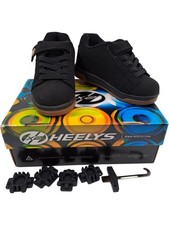 Heelys X2 Black Shoes with Wheels Size UK 12 T2710 SK6
