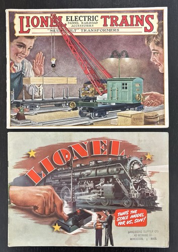 Lionel train orginal - orginal, catalogs