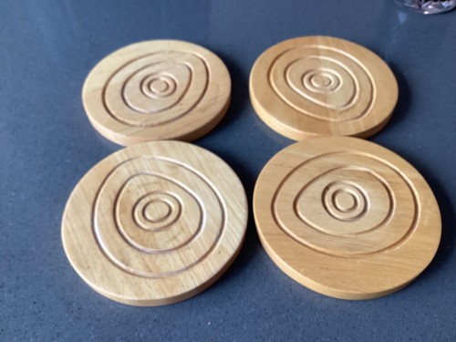 Denby wooden coasters set - , of