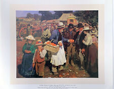 A Gala Day print by Sir Alfred