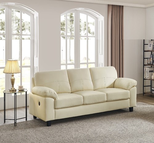 Cream genuine leather seater - genuine,