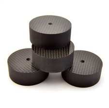 4Pcs 40*20mm Carbon Fiber