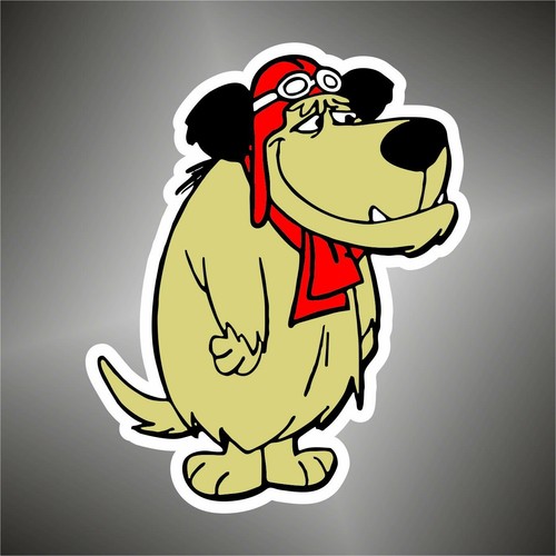 Sticker wacky races - sticker, muttley