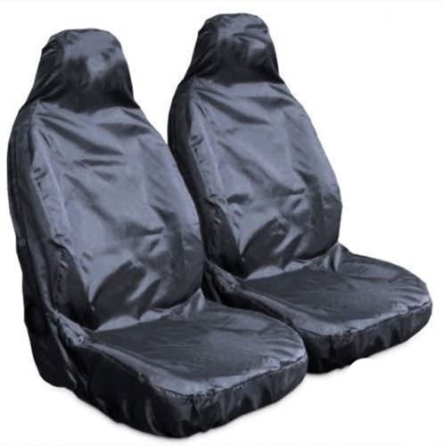 Seat covers front black - covers,
