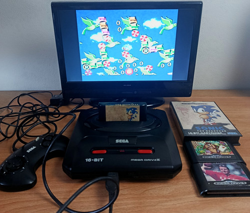 Sega mega drive console - sega,