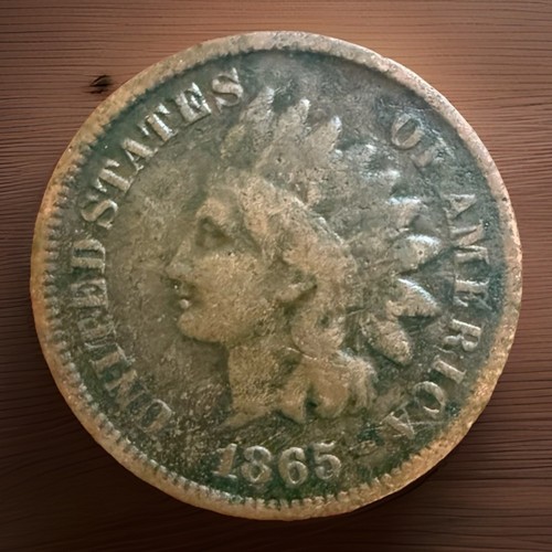 1865 indian head cent - 1865,