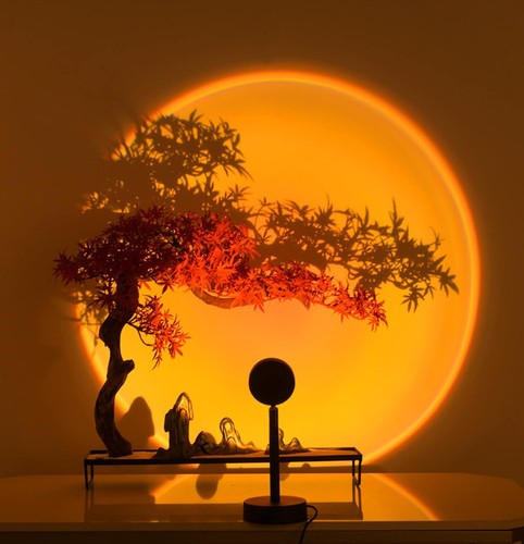 Sunset lamp colors - colors,