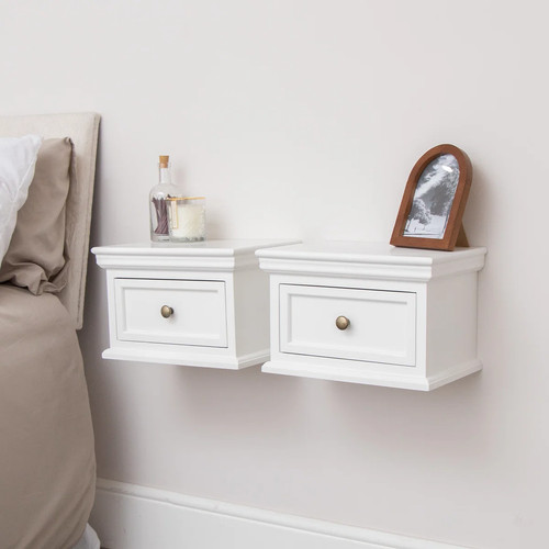 Pair white wall mounted - pair,