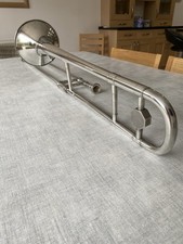 Vintage Barratt’s from Manchester Silver Plated Trombone with Case