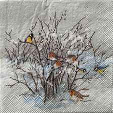 2 x Cocktail paper napkins for