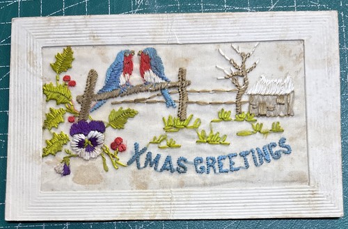 Ww1 silk postcard - ww1,