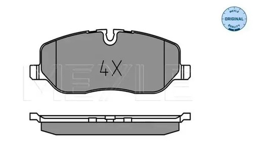 Brake pads front axle 025 - pads, 241