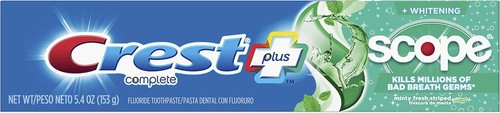 Crest complete plus - plus, fluoride