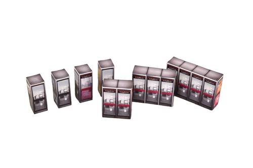 Modern telephone boxes - telephone,