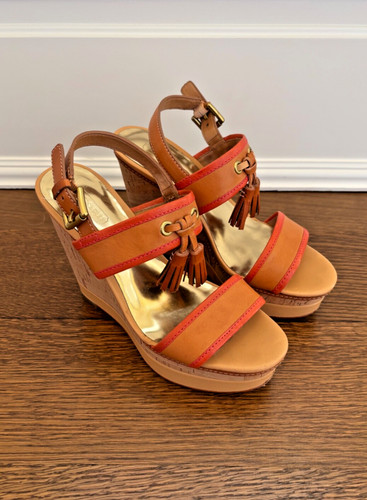 Coach giulietta tan coral - coach, tan/coral