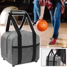Bowling Ball Bag Easy to Carry Compact Single Bowling Tote with Soft Cushion UK