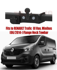 Flange Neck Tow Bar For RENAULT Trafic III Van (2014-) & NO ELECTRICS - R141