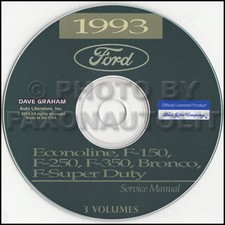 1993 Ford Van Shop Manual CD