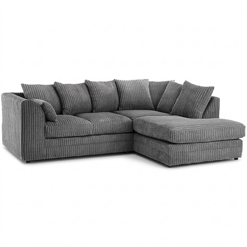 Jumbo cord corner sofa - , set