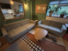 3 seater sofa light green sage