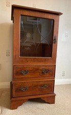 Hi Fi Cabinet In Mahogany Veneer Finish Used.